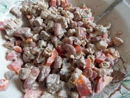 Такой салат оценит мужчина.