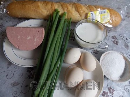 Потребуются следующие продукты