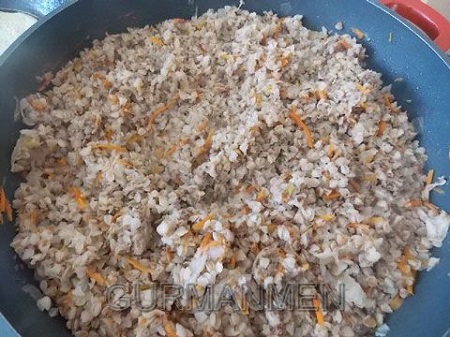 Блюдо получается рассыпчатым.